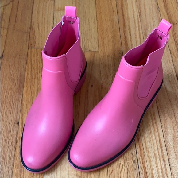 kate spade Shoes - Kate Spade Rain boots hot pink size 8